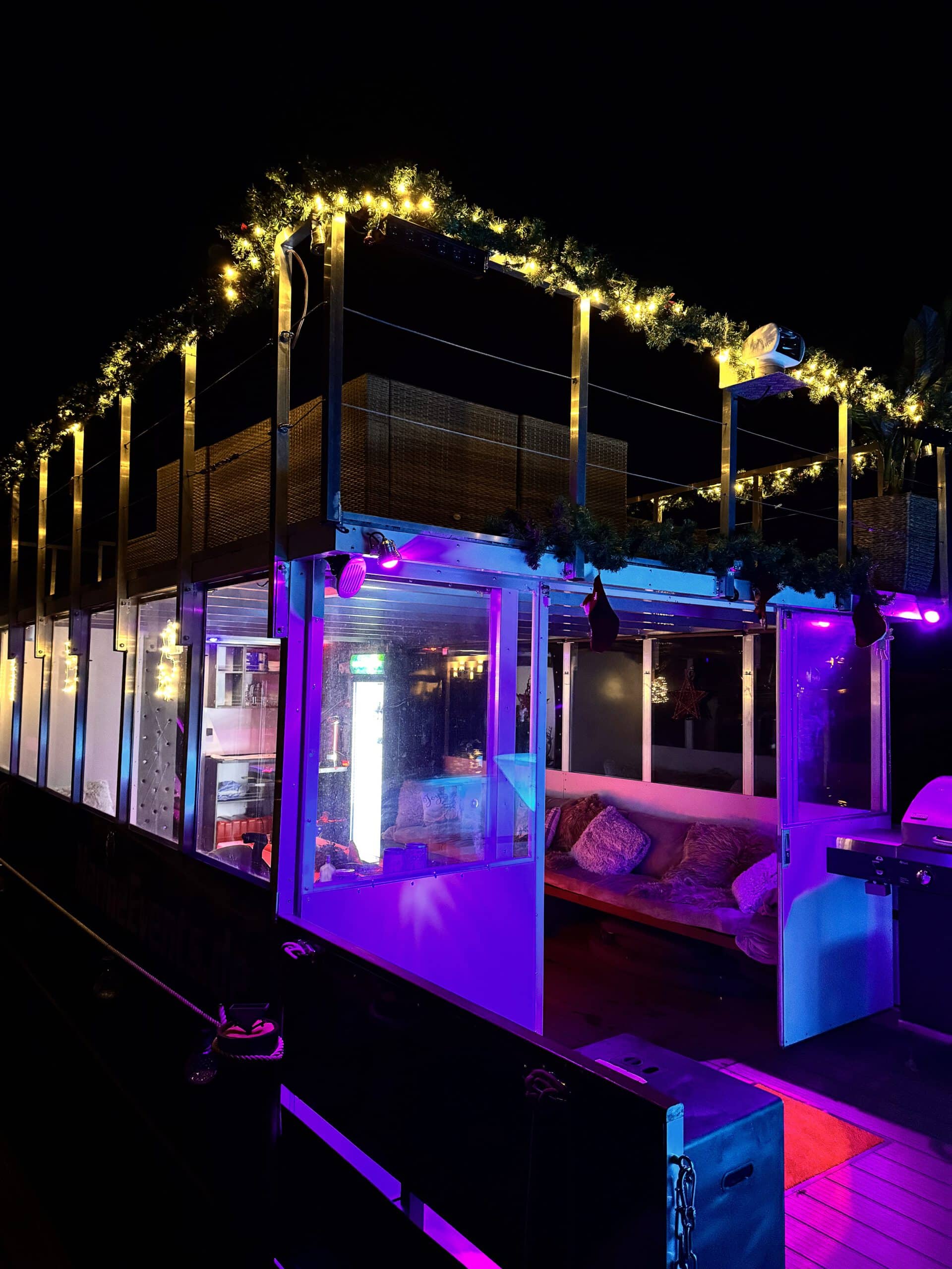 Partyfloß für eine Weihnachtsfeier in Berlin